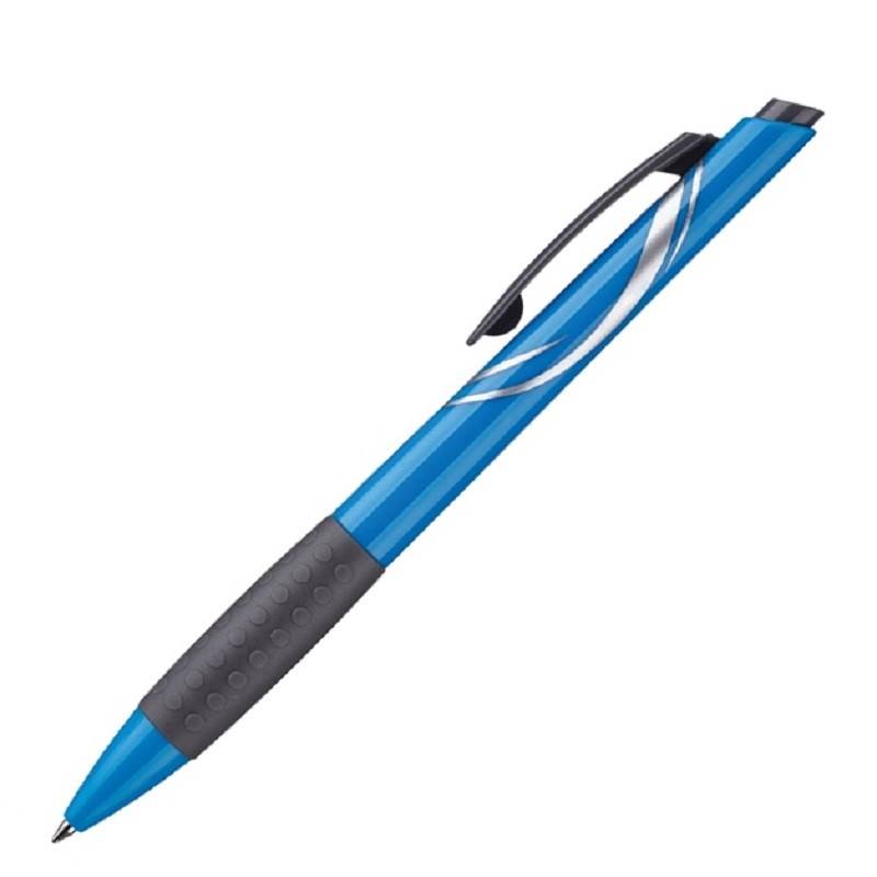 Ручка шариковая автоматическая Attache Xtream синяя (толщина линии 0.5 мм) 389758