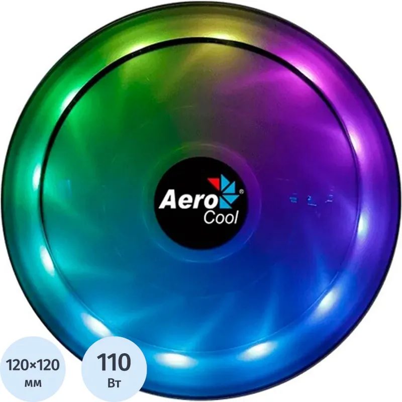 Кулер Aerocool Core Plus FM2+/AM2+/3+/4/1150/1151/1155/ 4-pin 110W LED Ret 1203536 CORE PLUS ARGB PWM 4P