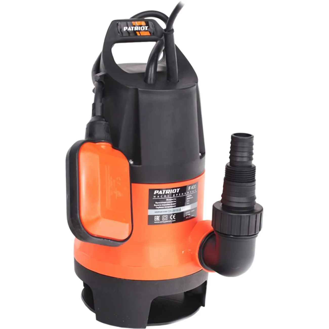 Насос дренажный PATRIOT F 400 (315302405) 1068356