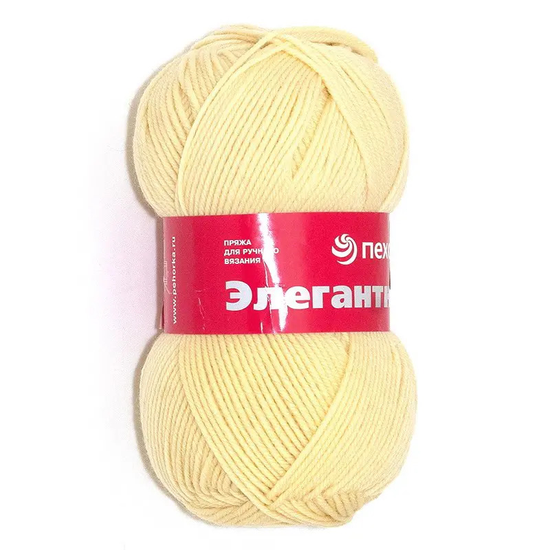 Пряжа ПЕХОРКА Элегантная 250м/100г цвет 70-Ананас 2123000700