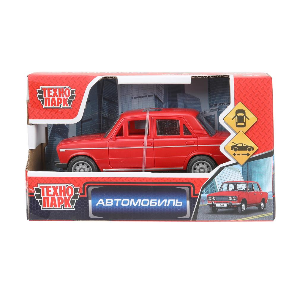 Машина Автомобиль 14 см. красный, Технопарк 2402A0075-R2