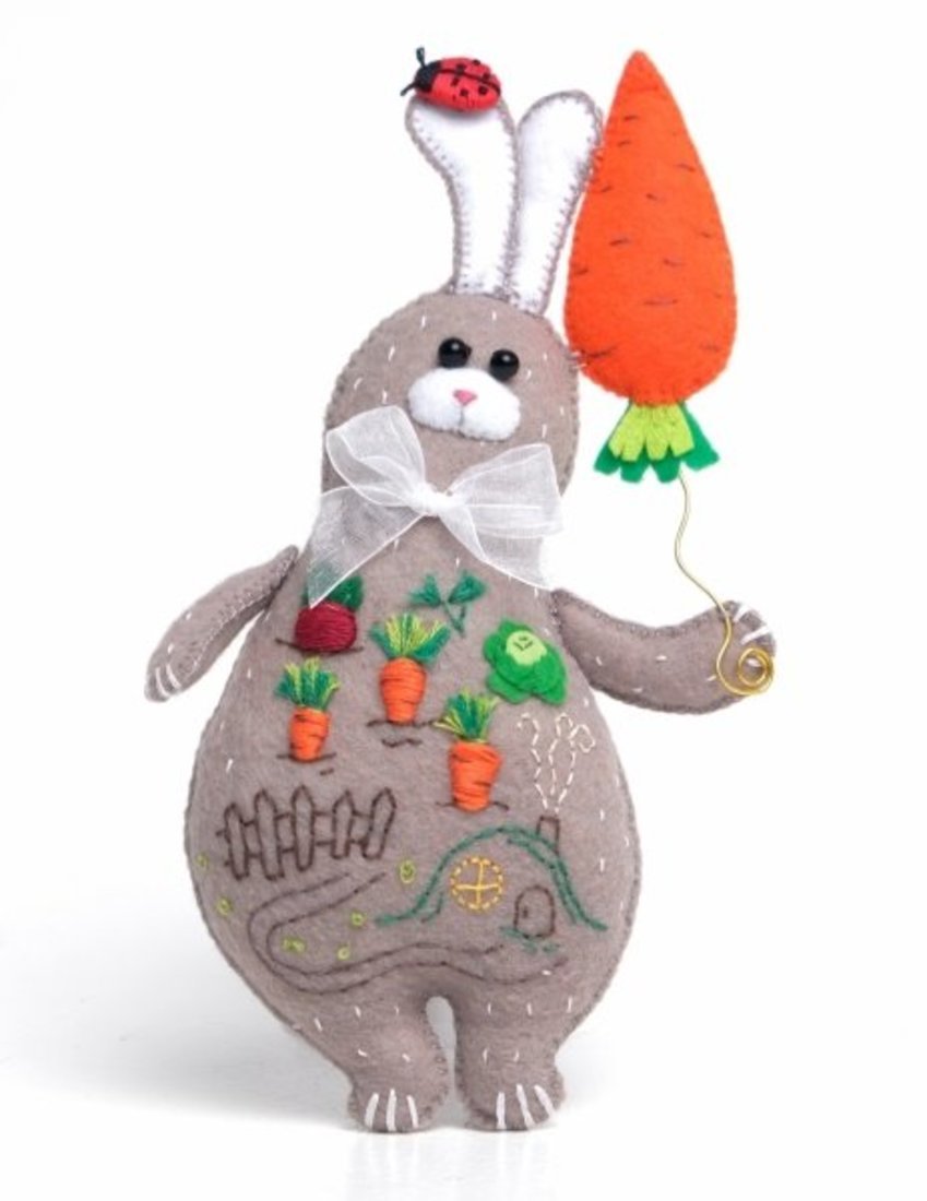 Набор для изготовления игрушки Морковный заяц Перловка ПХИ-1702