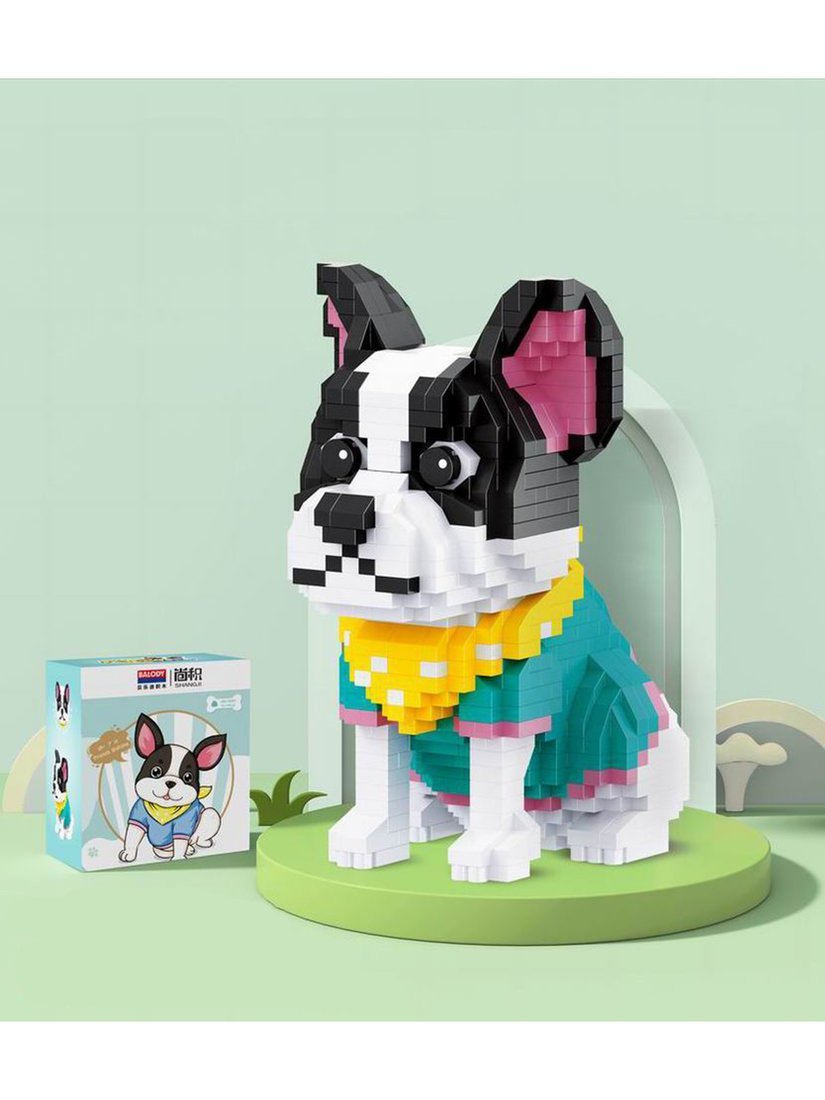 Конструктор "Французский бульдог", 917 дет. Наша Игрушка Y19617303