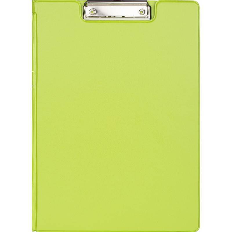 Папка-планшет с зажимом Attache Bright colours A4 салатовая с крышкой 1209649