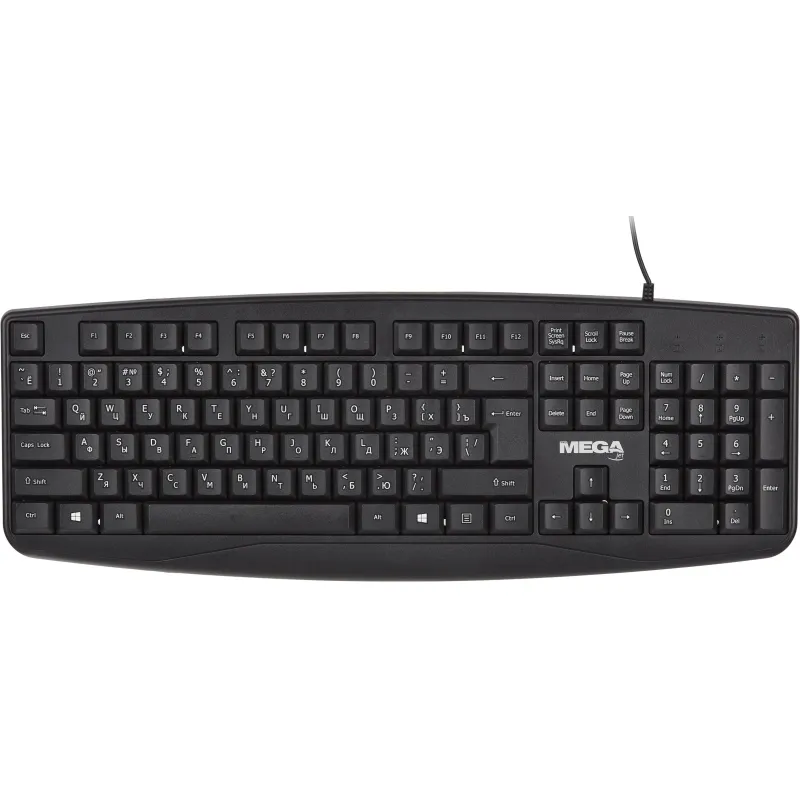 Клавиатура ProMega E-KB721 черная, USB, 104кн ProMega jet 1637445