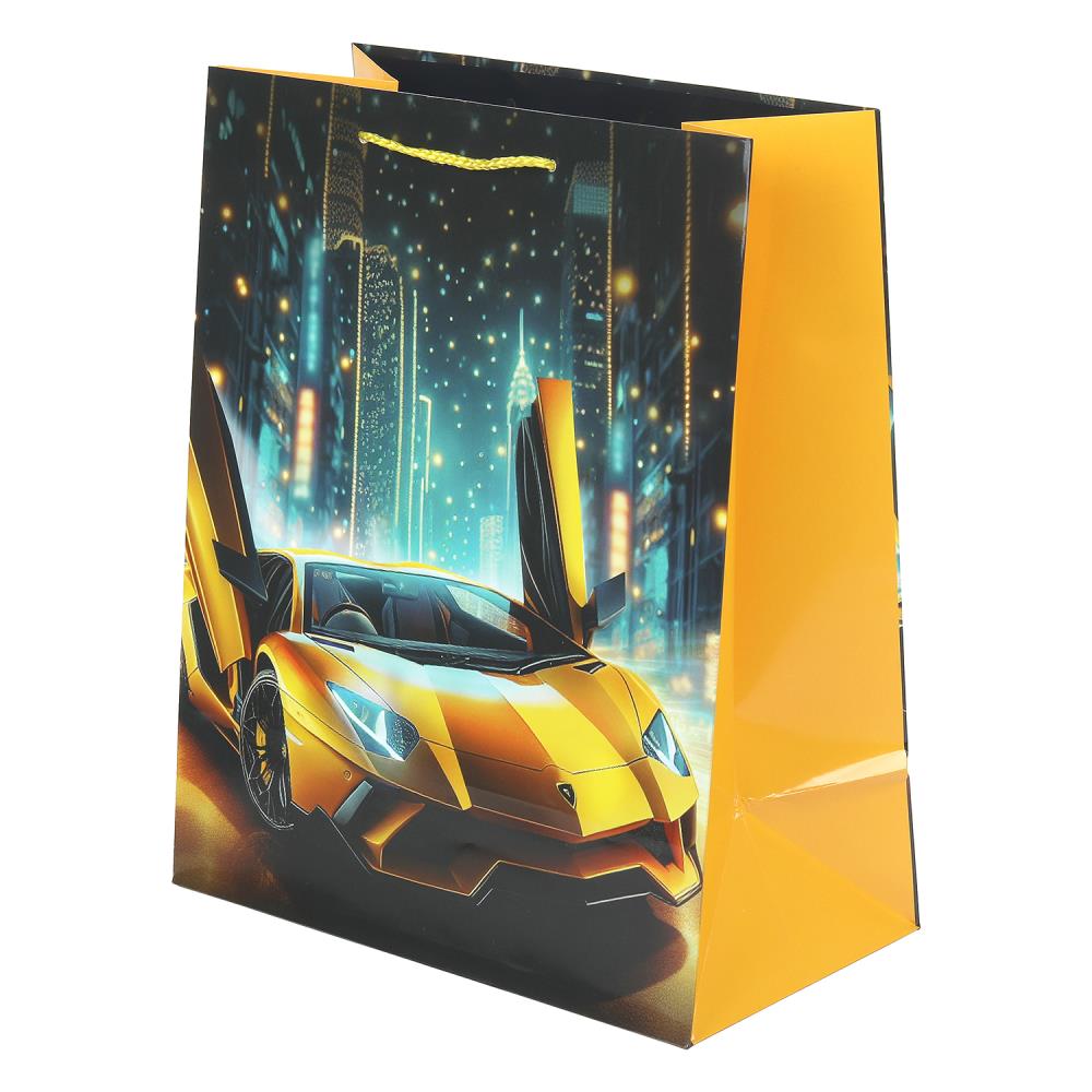 Пакет подарочный глянцевый L "Авто ламб", 140 гр/м Чудо праздник PL-127475-LMB