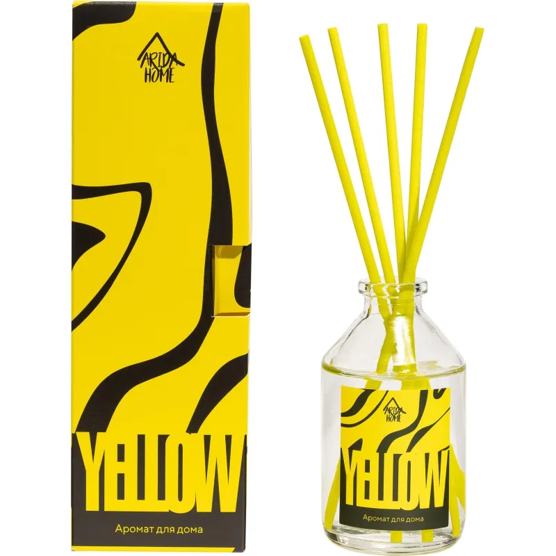 Аромадиффузор Аромат для дома Yellow 50 мл, АР 100-657 Arida Home 2224875