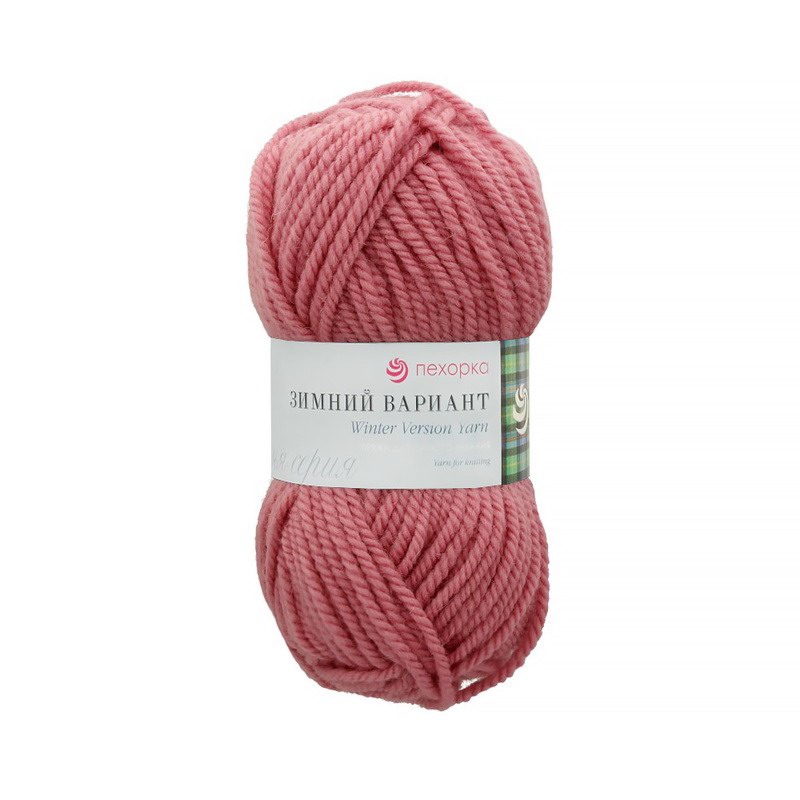 Пряжа ПЕХОРКА Зимний вариант 100м/100г цвет 85-Розовая дымка 2120130850