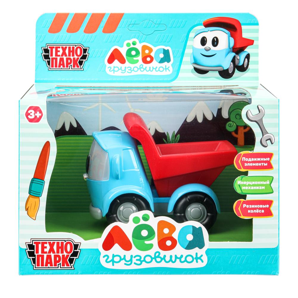 Машина металлическая, 11 см. Грузовичок Лева Технопарк LEVA-11-BU