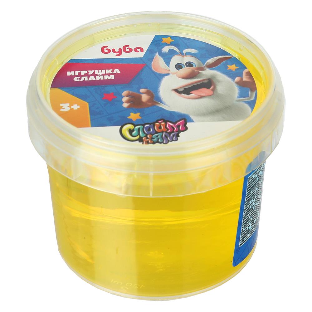 Игрушка слайм Буба, прозрачный цветной, 100 г. IQ-BS-100-BRU
