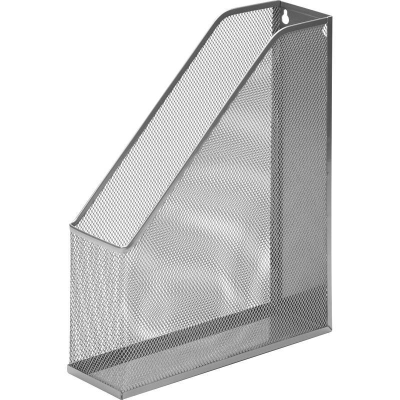 Вертикальный накопитель для бумаг Attache (металлическая сетка, ширина 72 мм, серебро) 383301
