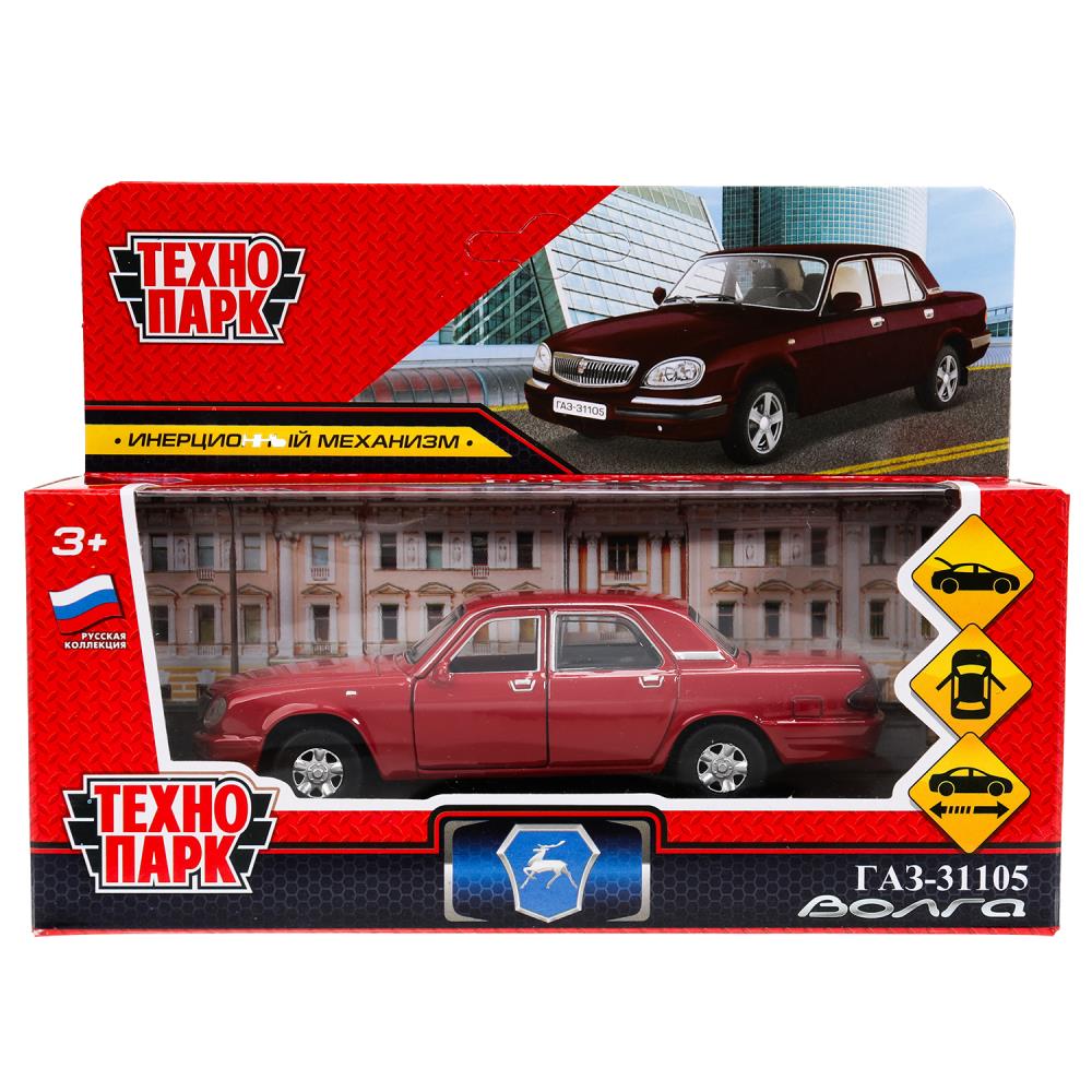 Машина металлическая Газ -31105 "Волга", 12 см. красный Технопарк 3110-12-RD
