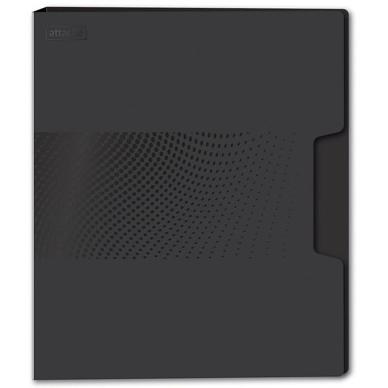 Папка с зажимом Attache Digital А4+ 0.45 мм черная (до 120 листов) 1043253