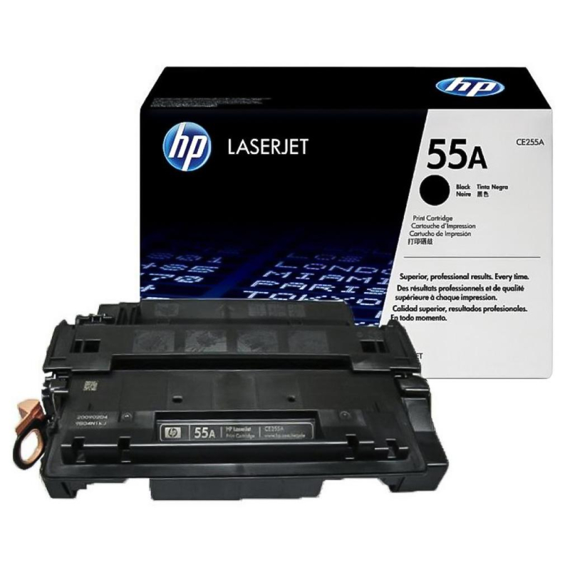 Картридж лазерный HP 55A CE255A чер. для LJ P3015d 159262