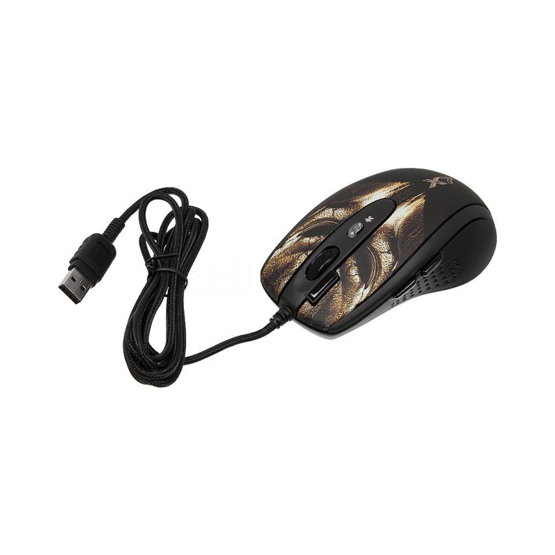 Мышь компьютерная A4Tech XL-750BH рисунок лазерная (3600dpi) USB2.0 (6кн) 1729863