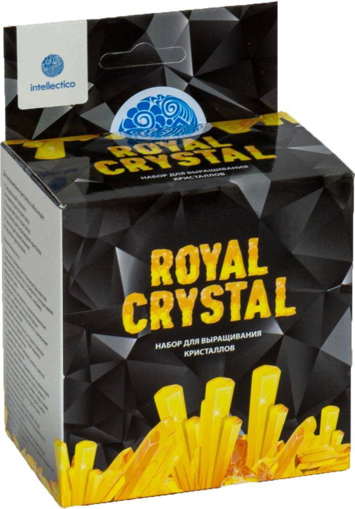 Набор для опытов Royal Crystal кристалл желтый Intellectico 513бр