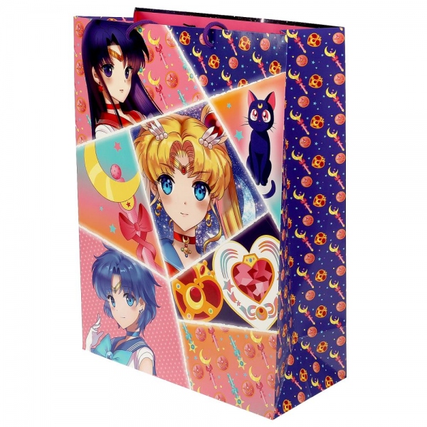 Пакет для подарка, глянцевый, размер L, 26х32х14 см. Чудо праздник PL-92465-SM-CN (120)