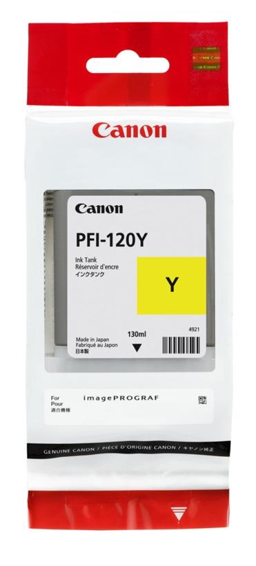 Картридж струйный Canon PFI-120 (2888C001) жел. (130мл) для TM-200/205/300 994290