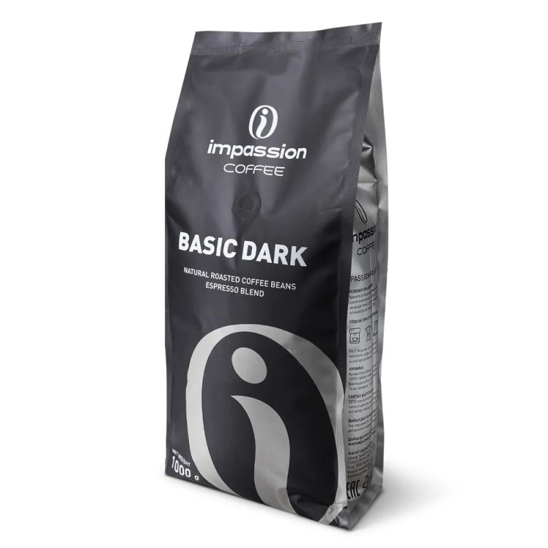 Кофе Impassion Basic Dark в зернах, 1кг 1560811