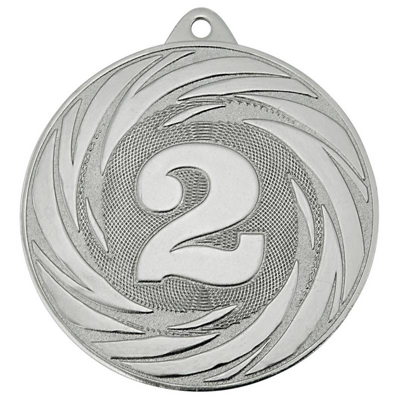 Медаль 2 место 70 мм серебро DC#MK311b-S 1095027