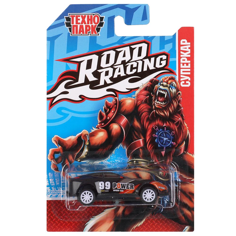 Машина металлическая Роад Рейсинг Суперкар обезьяна, 7 см. (в асс) Технопарк RR-7-2293779-PRE-R