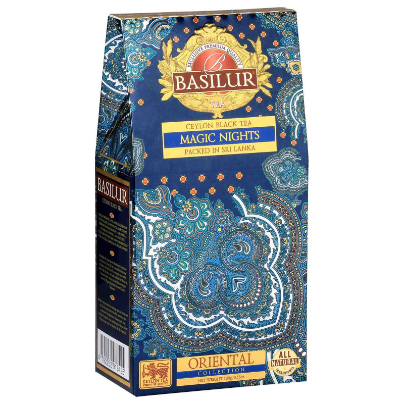 Чай Basilur Восточная коллекция Волшебные ночи листовой черный, 100г 71377 971674