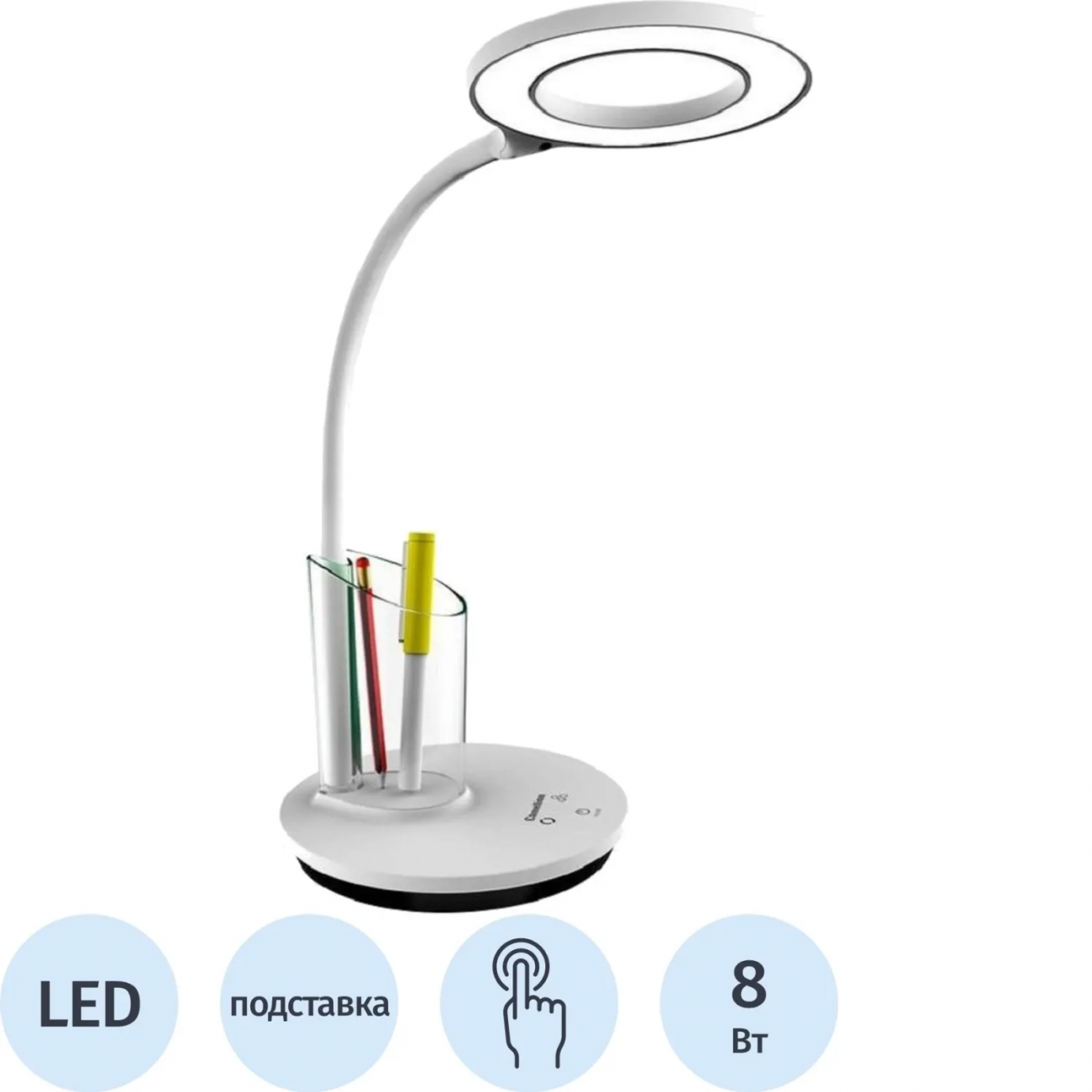 Светильник Camelion KD-826 C01 бел, 8 Вт, LED 1220930 14145