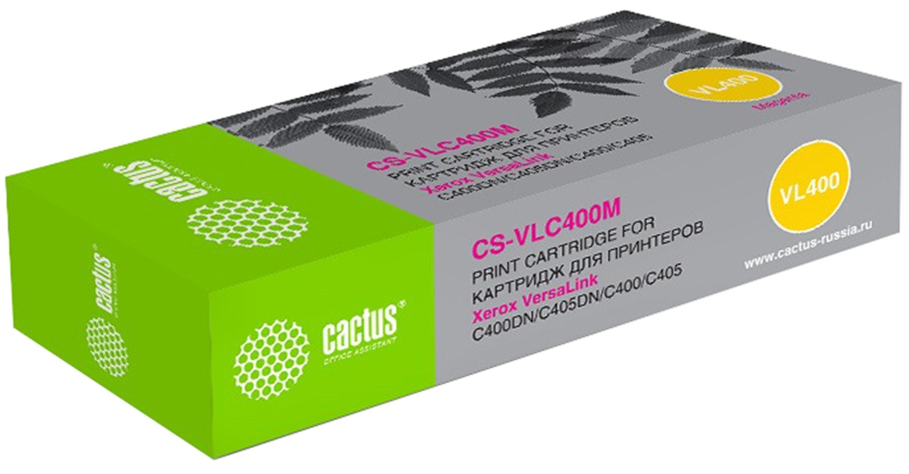Картридж лазерный Cactus 106R03535(CS-VLC400M) пур. для Xerox C400DN/C405DN 1665287