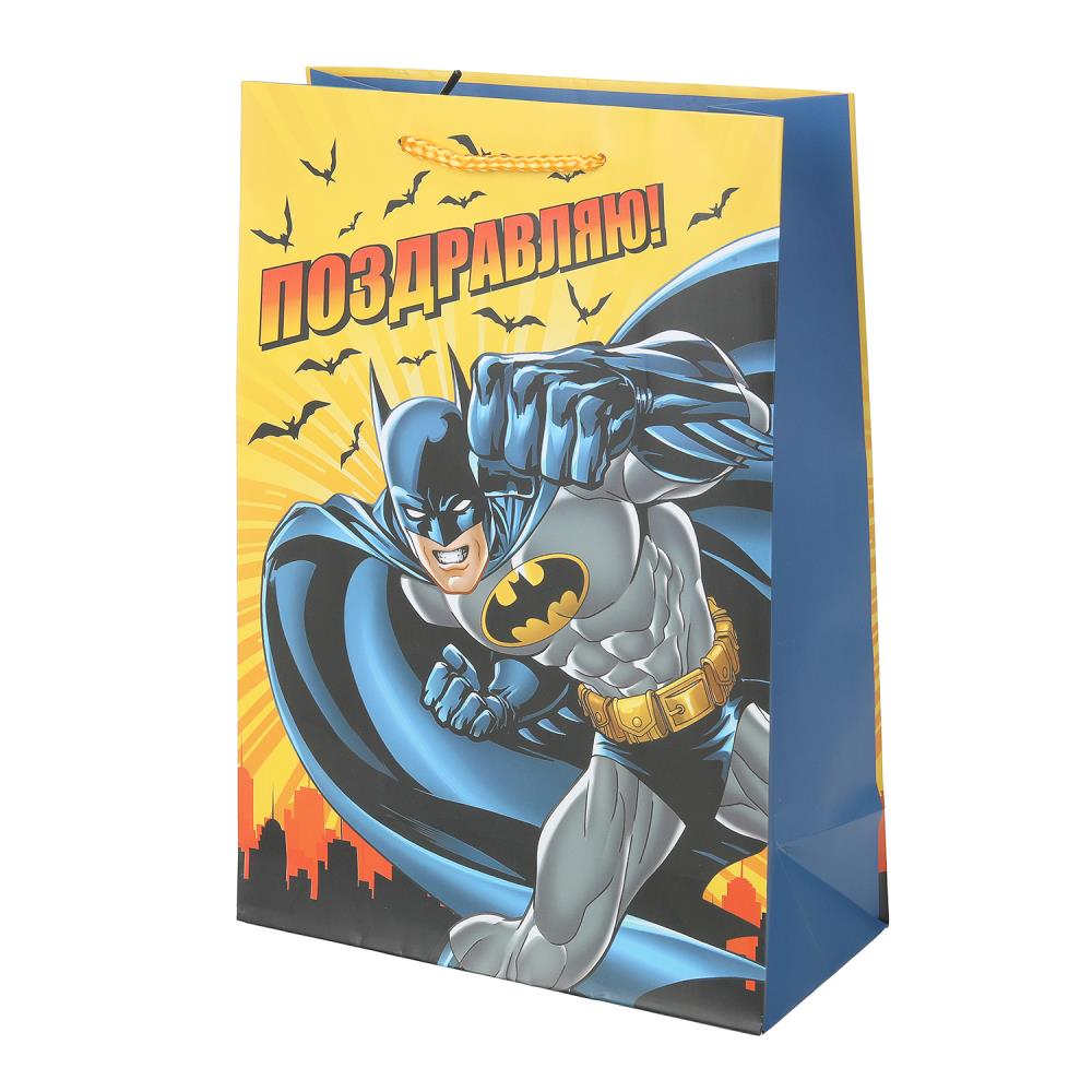 Пакет подарочный матовый ML, "Черный рыцарь", 140 гр/м Чудо праздник PML-128837-BAT