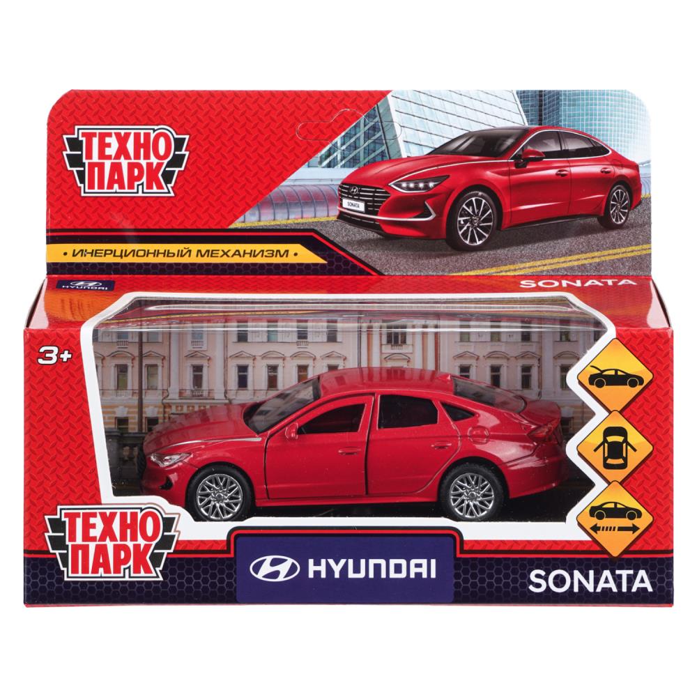 Машина Хюндай Соната, 12 см, красный (игрушка) Технопарк SONATA-12-RD (72)