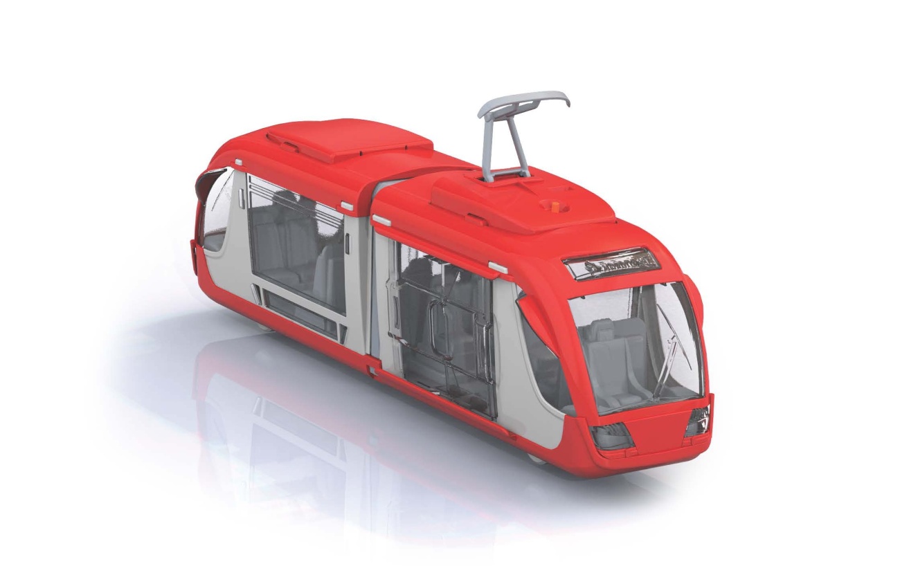 Трамвай Нордпласт со световым и звуковым эффектами Н-1454