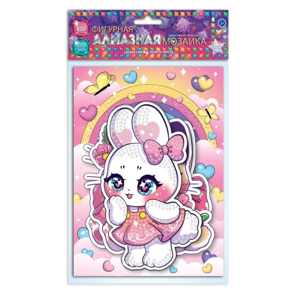 Алмазная мозаика фигурная милые животные MultiArt AMF-113898