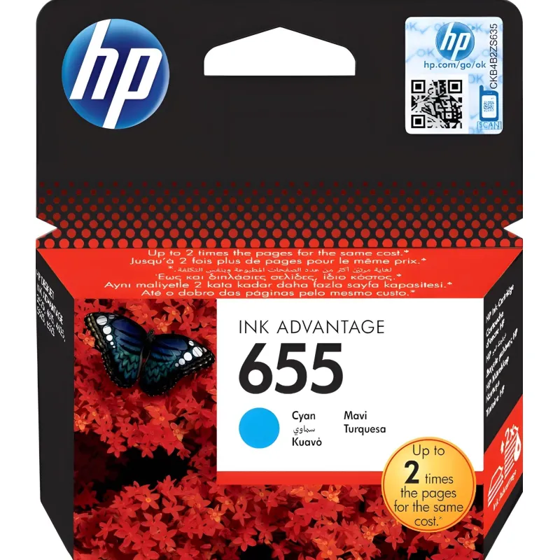 Картридж струйный HP 655 CZ110AE гол. для DJ Ink Advantage 3525/4625/5525 267183