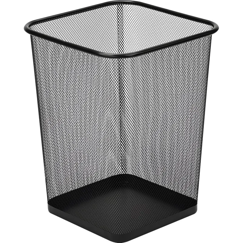 Корзина для мусора Luscan 17 л металл черная 1998855