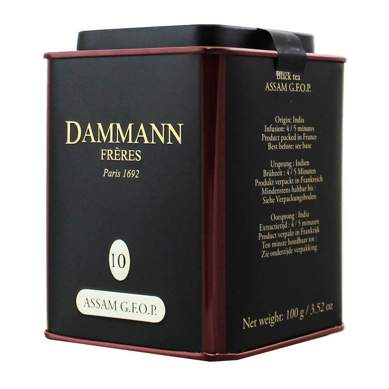 Чай Dammann Assam GFOP листовой черн. 100г ж/б  6755 831367