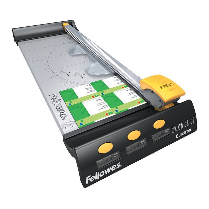 Резак для бумаги Fellowes Electron A3, 455мм, 10л, 4резки, роликовый 129410 FS-54105