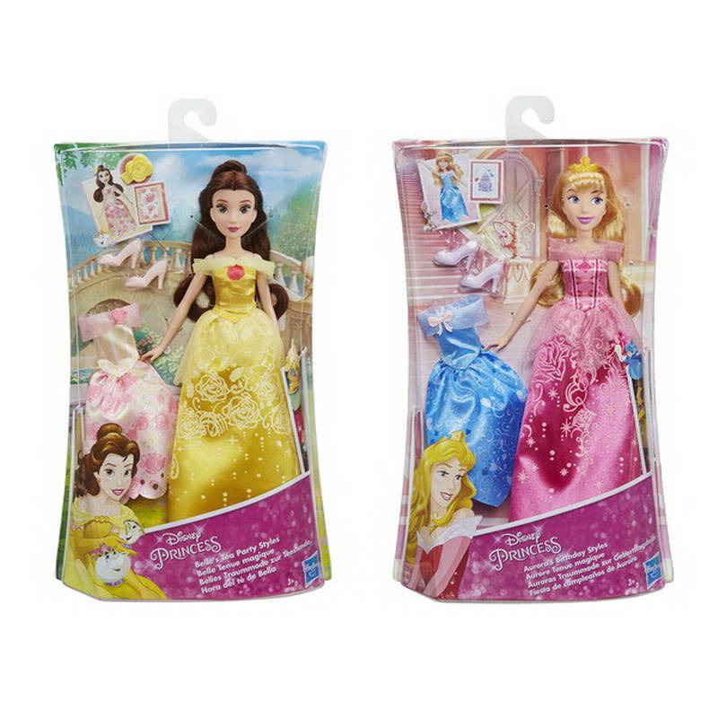 Кукла Принцесса в асс. с двумя нарядами Disney Princess Hasbro E0073