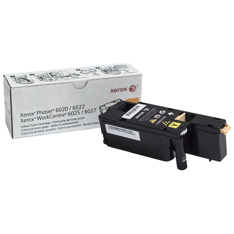 Картридж лазерный Xerox 106R02762 жел. для Ph 6020/6022/6025/6027 492434