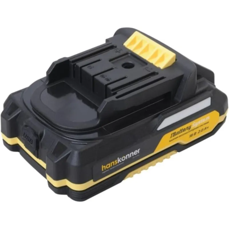 Аккумулятор Hanskonner PLATINUM 18 В, 1BatterySystem, 2.0 Ач HBP2002 2129801
