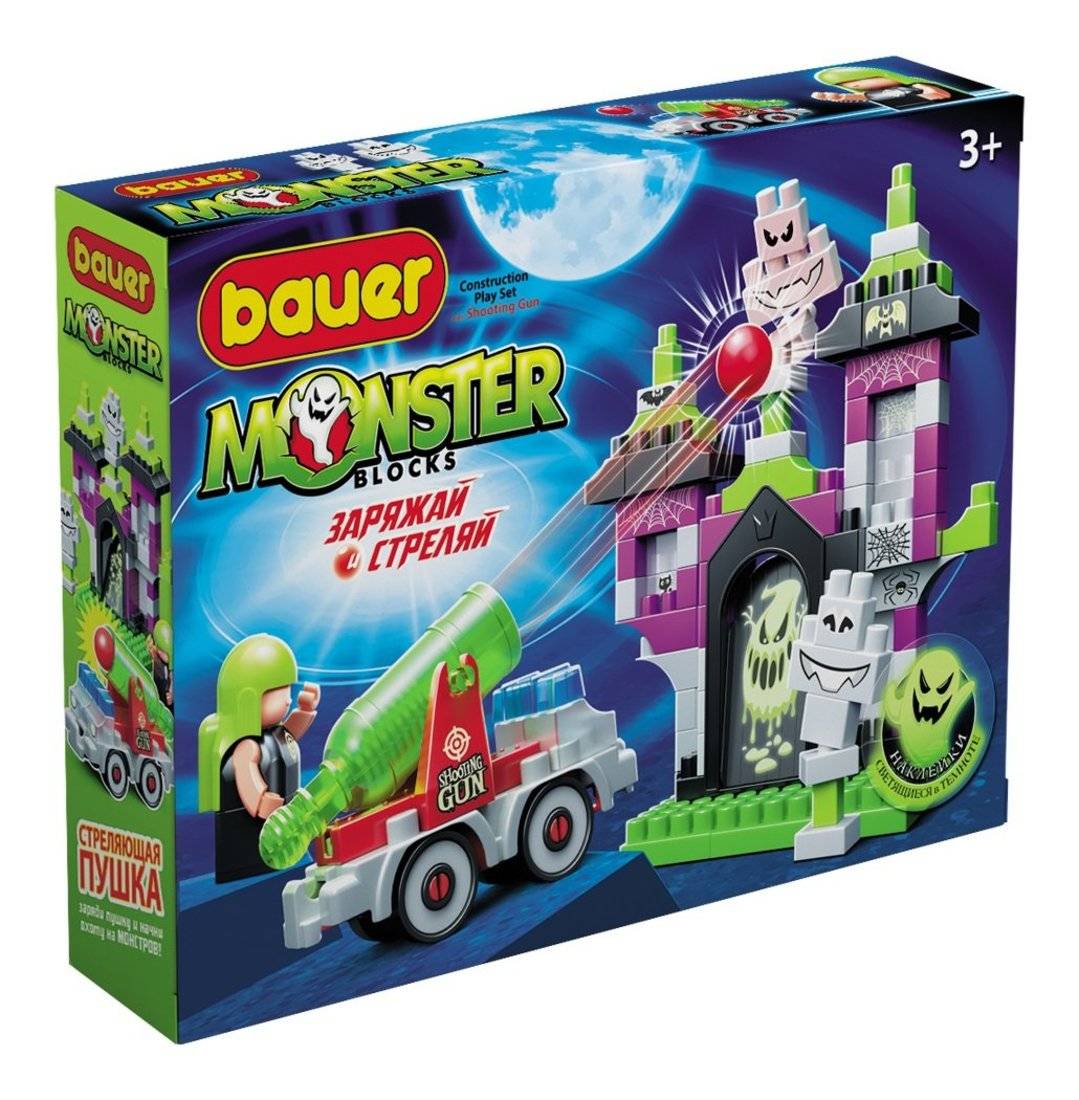 Конструктор Monster blocks, дом с привидениями, 109 элементов Bauer 822