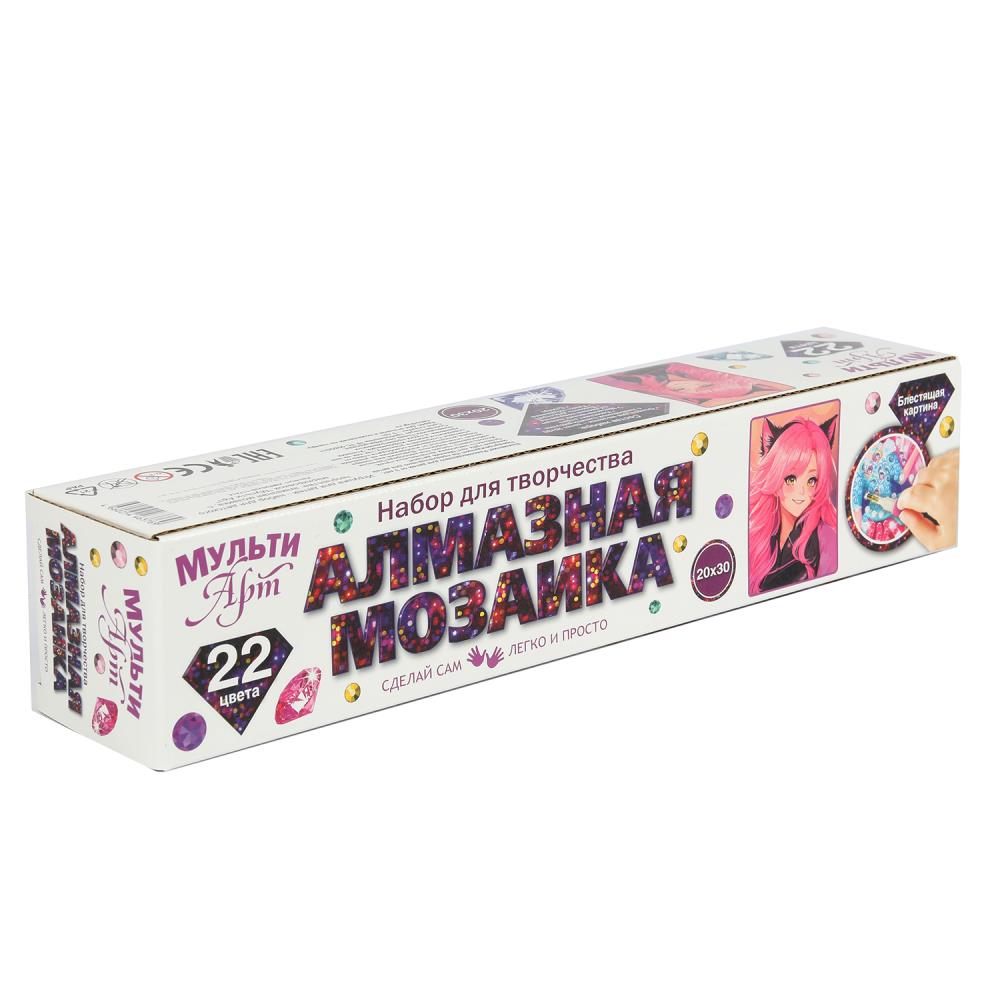 Алмазная мозаика, 20х30 см. в рулоне "Аниме" MultiArt AMR20X30-117414