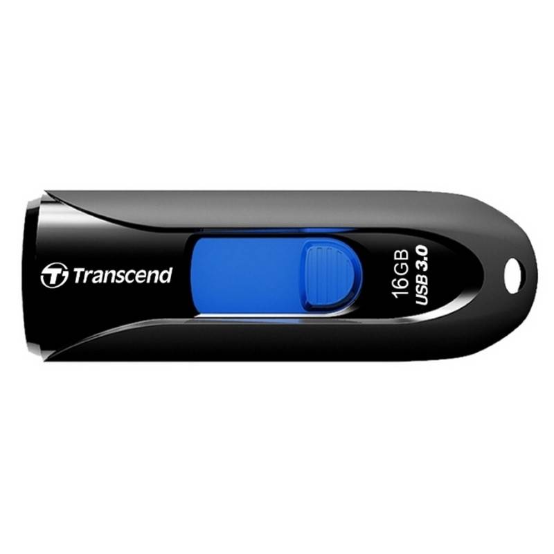 Флеш-память Transcend JetFlash 790 16Gb USB 3.0 черно-синяя TS16GJF790K 396958