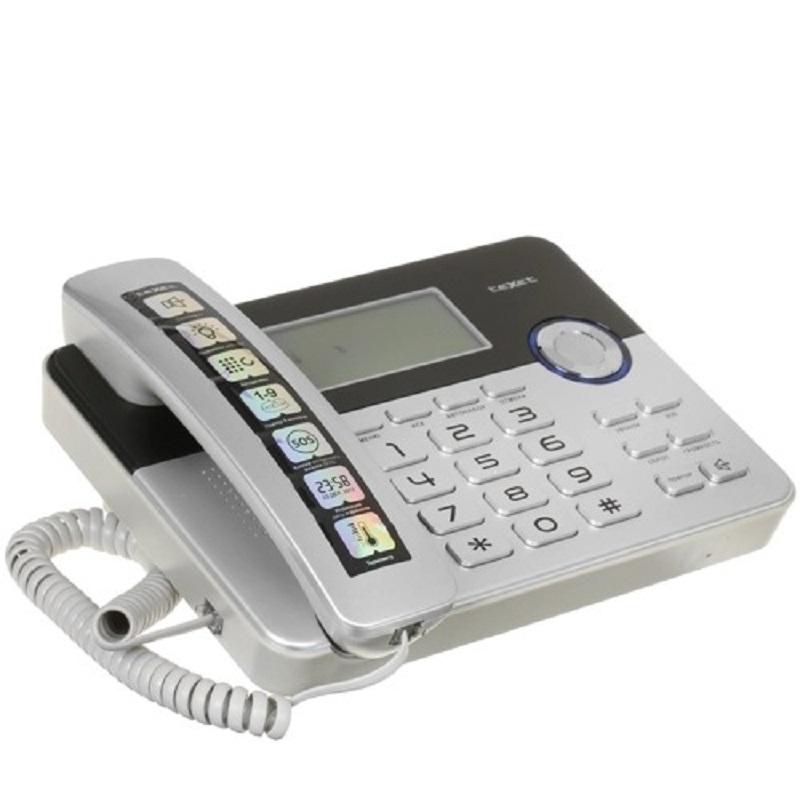 Телефон проводной teXet ТХ-259 черный-серебристый 1010090 123440