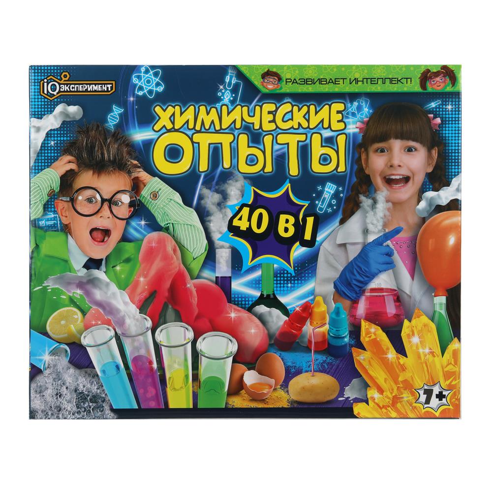 Набор опытов химия, 40-в-1 IQ Эксперимент TG02-EX40-RU