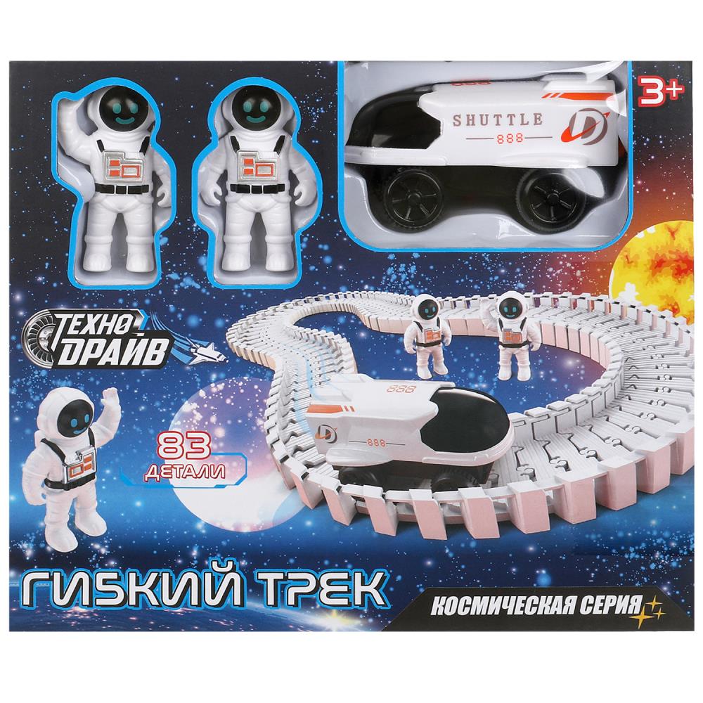 Трек гибкий космический, 1 машинка Технодрайв B2352128-R