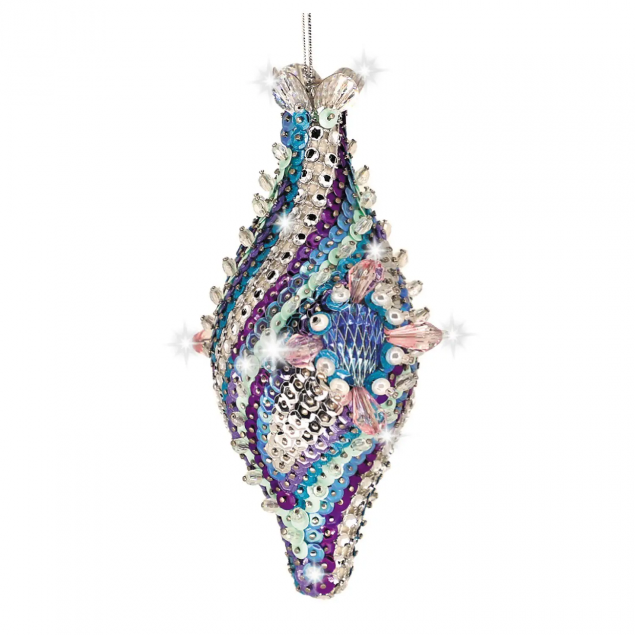 Волшебная мастерская Шар новогодний Сосулька Млечный путь ШП-50