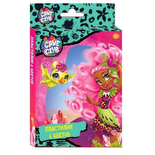 Пластилин CENTRUM Cave Club 6 цветов, 120 г 90309