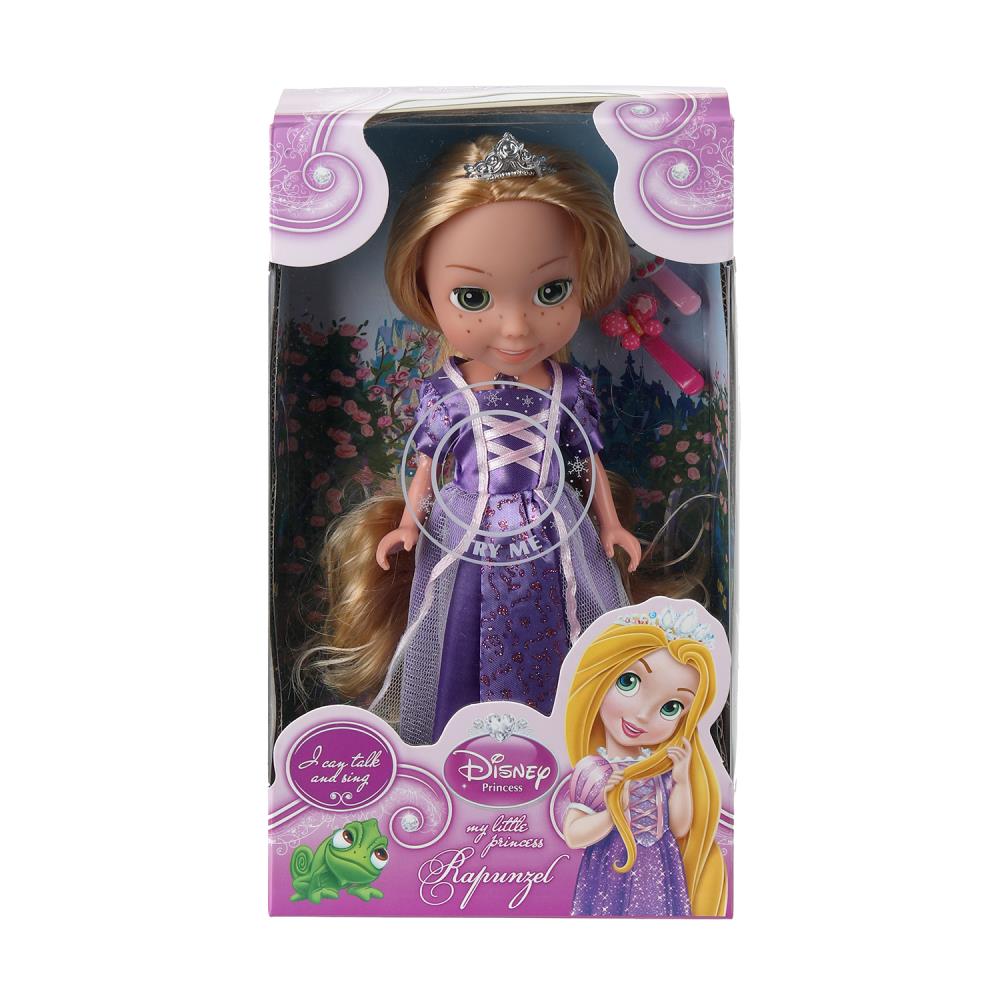 Кукла 25 см. звук, Рапунцель, светится амулет, 2 предмета, арт Y25DD-R-SOUND-25-RU