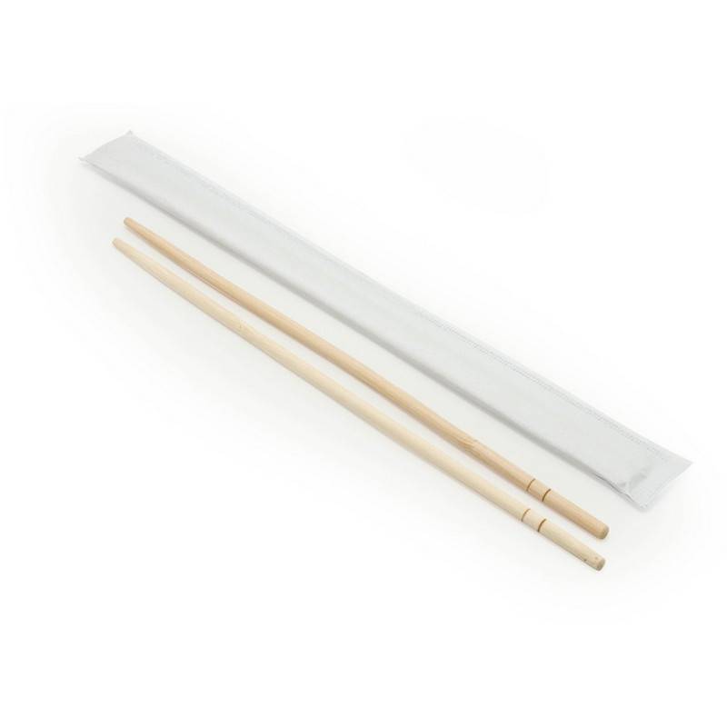 Палочки для суши бамбуковые длина 23 см 100 пар в бумажных упаковках 1023426