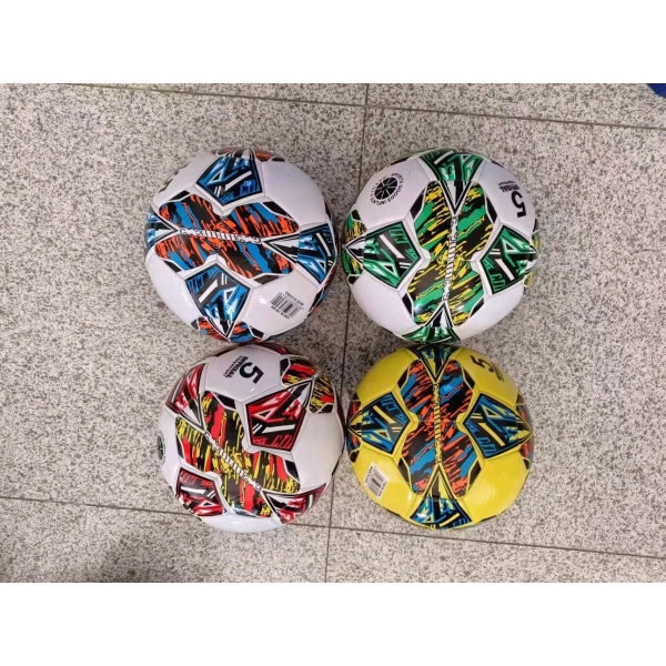 Мяч для футбола 1 слой, 5р, 350г (цвет в асс) Next SC-1PVC300-FS-10